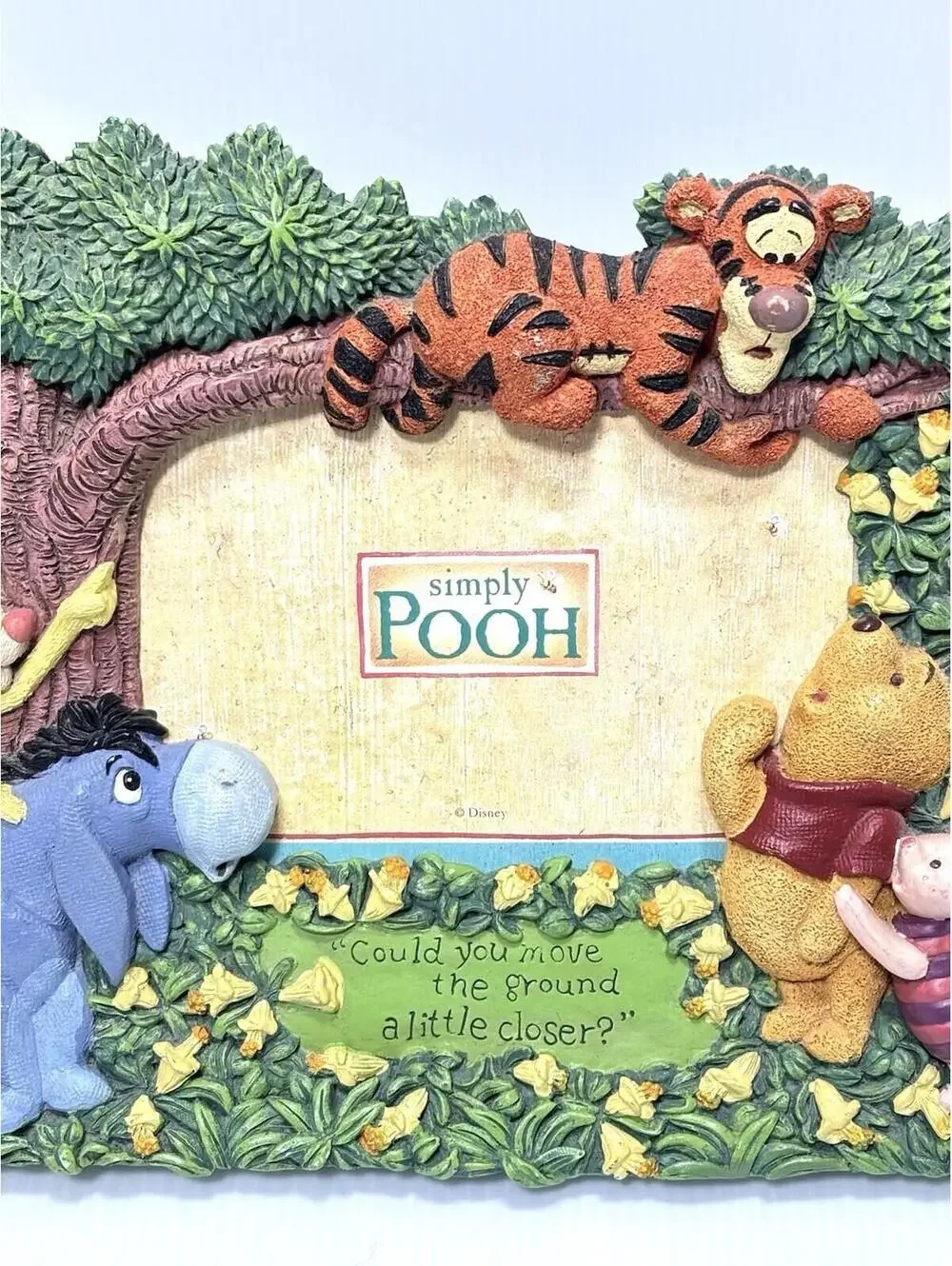 Disney Winnie Pooh 3D Photo Frame Tigger Piglet Eeyore Rabbit Vintage Pooh Bear